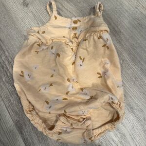 Floral Cream Bodysuit for Kids